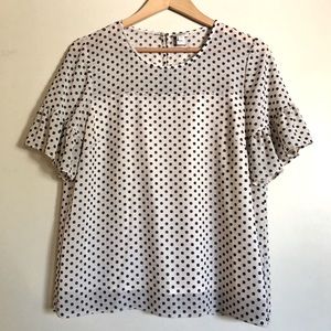 J. Crew Polka Dot Blouse
